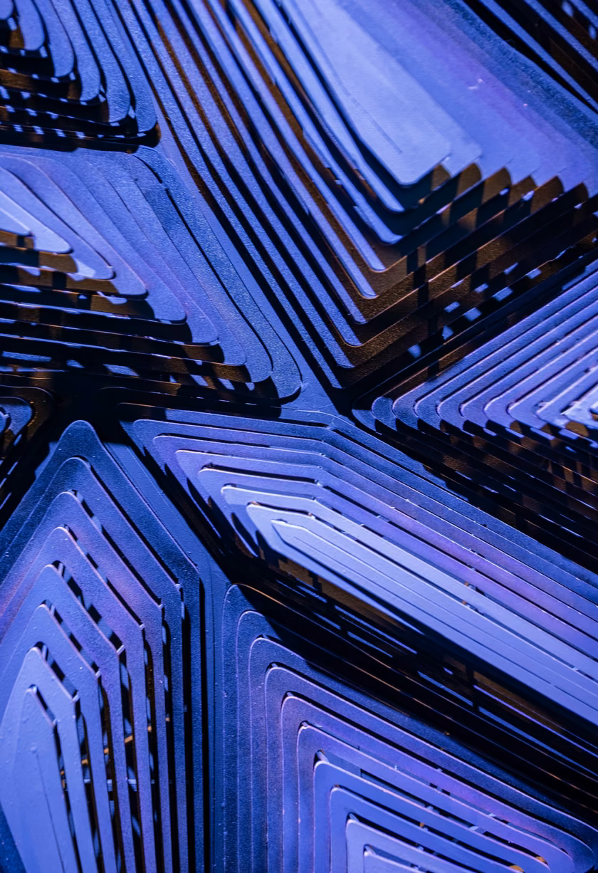 The structure of a material at close range
